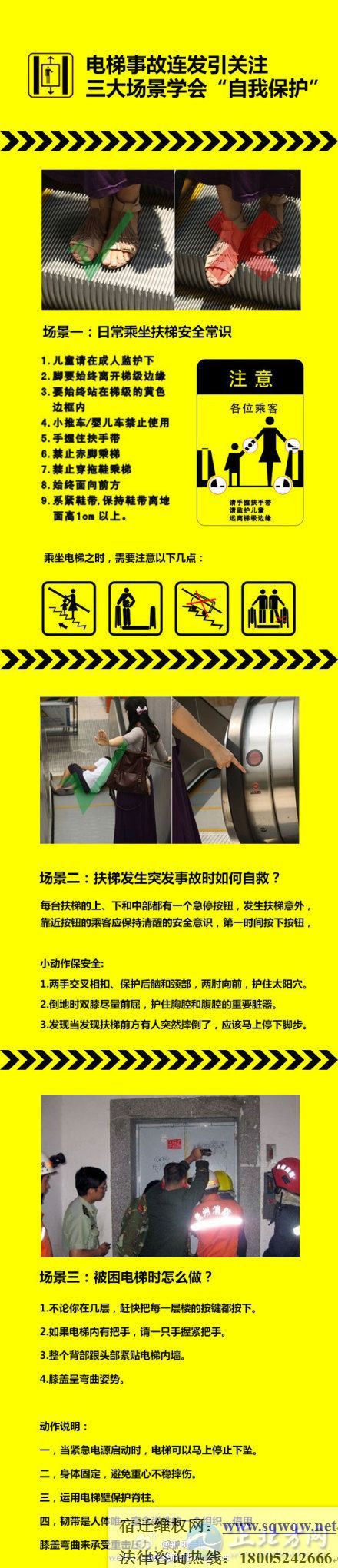 突遇电梯事故怎么办(组图) 5